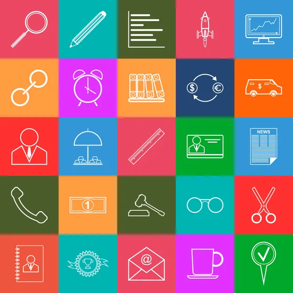 Business and finance  icons — Stock Vector