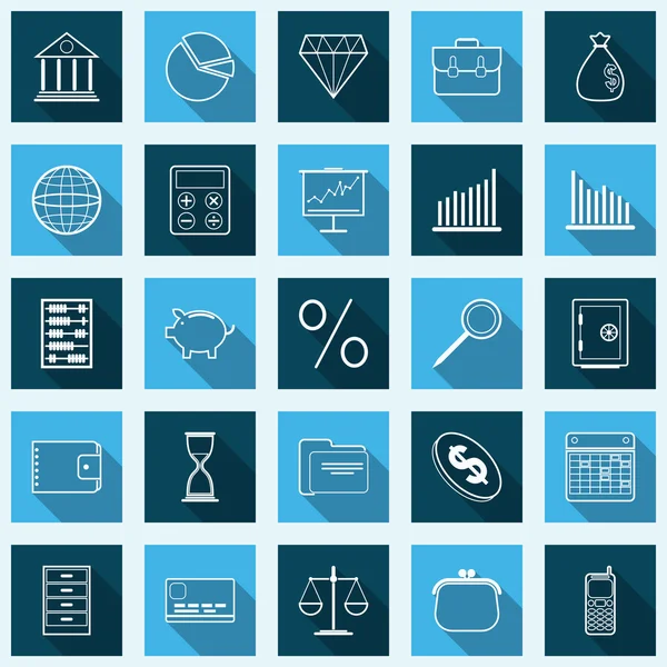 Business and finance   icons — Stock Vector