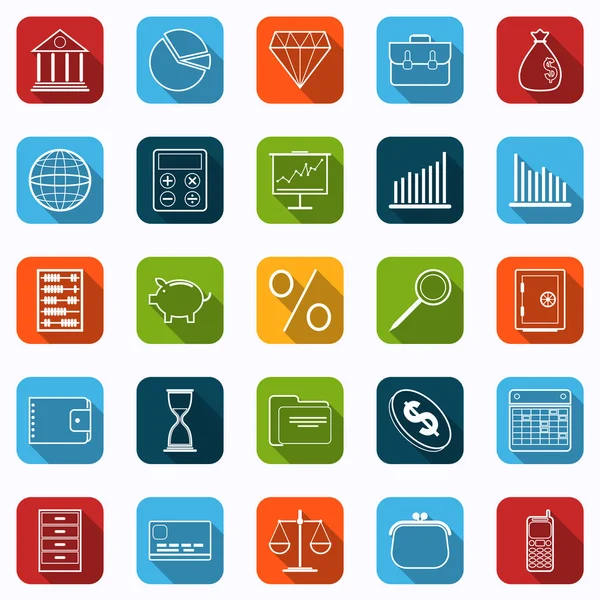 Business and finance  icons — Stock Vector