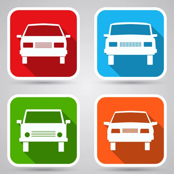 Car vector icons — Stock Vector