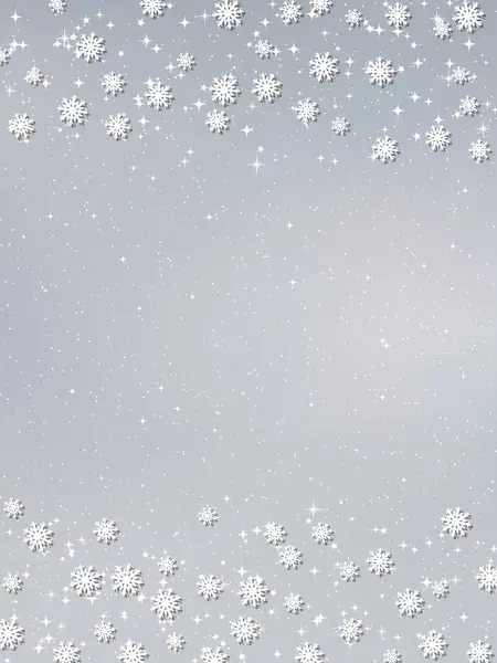 Natale Capodanno Cielo Nuvoloso Sfondo Vettore Progettazione Volantino Libretto Poster — Vettoriale Stock