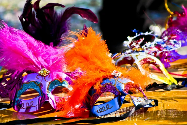 Máscaras de carnaval venecianas — Foto de Stock