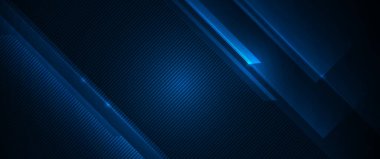 Vektör soyut ışık çizgisi, çizgili desen, geometrik şekil ve gradyan mavi arkaplan dokusu. Görüntü grafiği, duvar kağıdı için geniş modern sanat tasarımı, dijital teknoloji şablonu