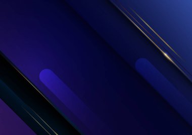 Grafik tasarımının vektör soyut ögesi. Minimum geometrik şekil, açık altın çizgi deseni, gradyan renk arkaplanı. Dijital fütüristik kavram. Dinamik poster şablonu, el ilanı, duvar kağıdı düzeni