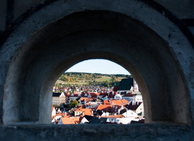 Cesky krumlov. historyc şehir