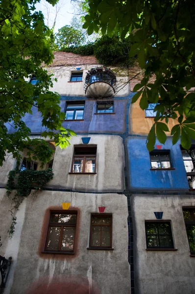 Hundertwasserhaus, Wiedeń — Zdjęcie stockowe