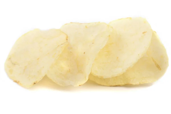 Potato Chip White Background — Stock Photo, Image