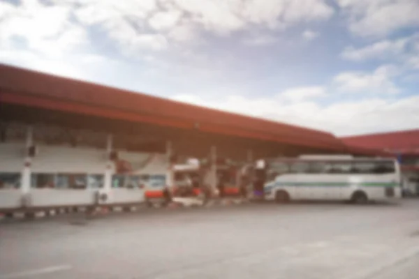 Imagen Borrosa Estación Autobuses Para Fondo — Foto de Stock