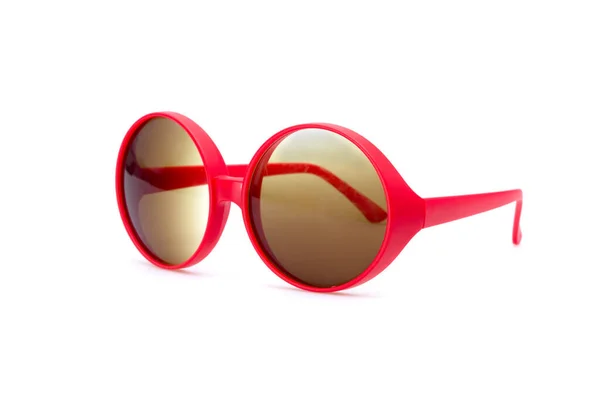Glasögon Solglasögon Isolerade Vit Bakgrund — Stockfoto