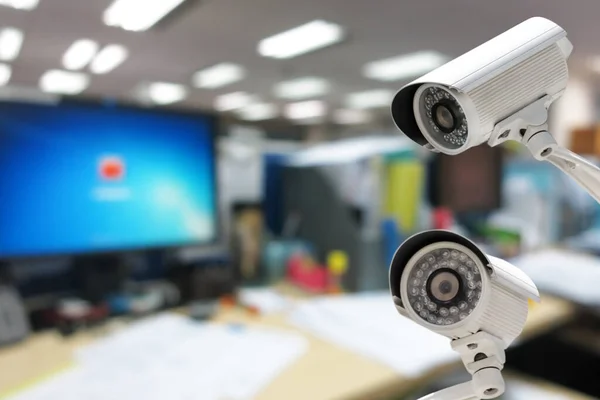 Cctv Kameraüberwachung Bürogebäude — Stockfoto