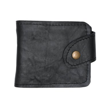 Cüzdan beyaz arkaplanda izole edildi - kırpma yolu.