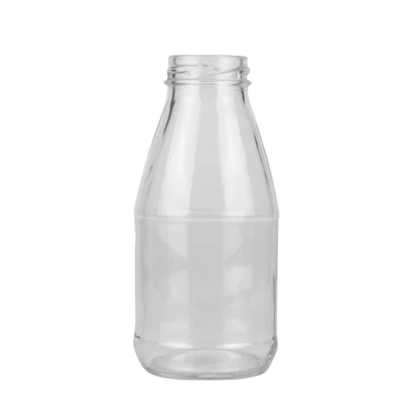 Milk Bottle Isolated White Background Clipping Path — Stock Photo, Image