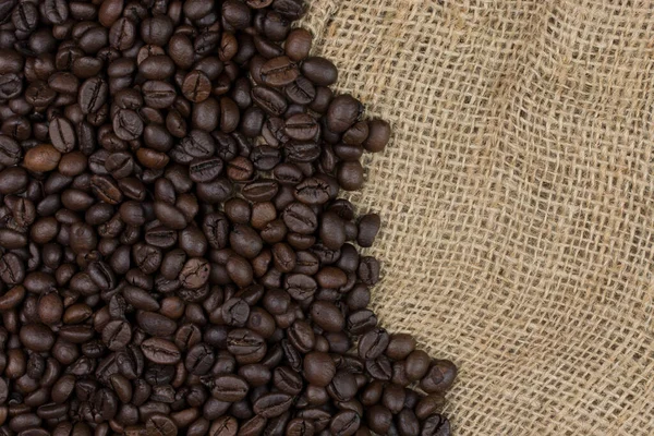 Roasted Coffee Beans Can Used Background — Stock Photo, Image