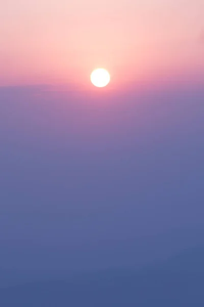 Sonne Himmel Zur Morgenzeit — Stockfoto