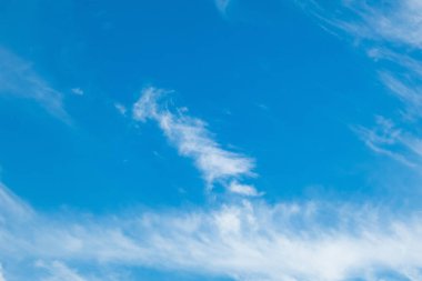 Bulutlu mavi gökyüzü arkaplanı.