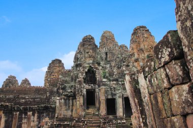 Siem Reap, Kamboçya 'daki Antik Bayon Tapınağı