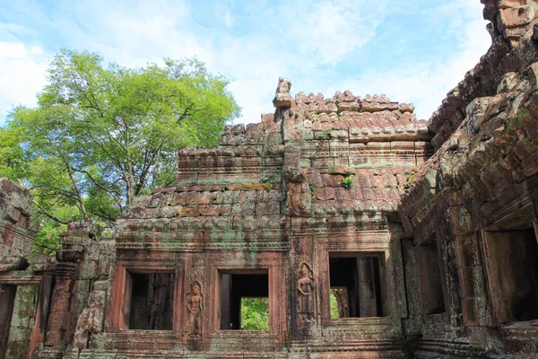 Prohm Temple Siem Reap Kambodža — Stock fotografie