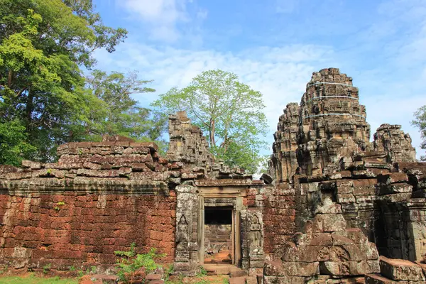Prohm Temple Siem Reap Kambodža — Stock fotografie