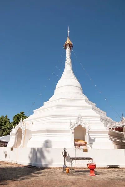 Wat Phra Doi Kong Chrám Mae Hong Son Severně Thajska — Stock fotografie