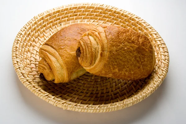 French "Pain au Chocolat" — Stock Photo, Image