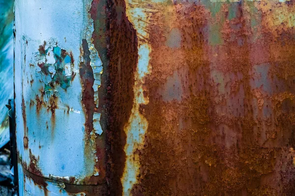 Renkli paslı metal — Stok fotoğraf