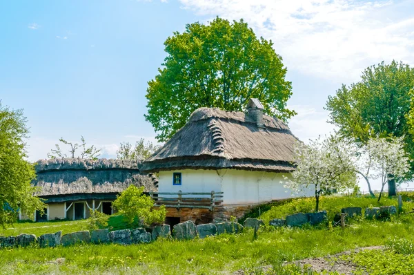 Une maison antique ukrainienne typique — Photo