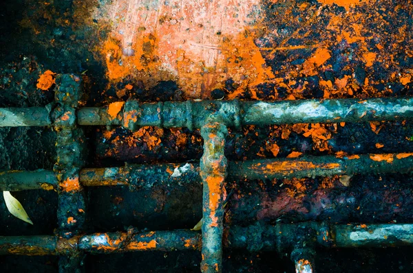 Renkli paslı metal — Stok fotoğraf