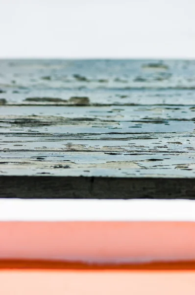 Détail des textures des cabines de plage — Photo