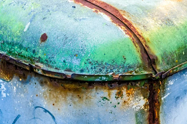 Metal oxidado coloreado —  Fotos de Stock