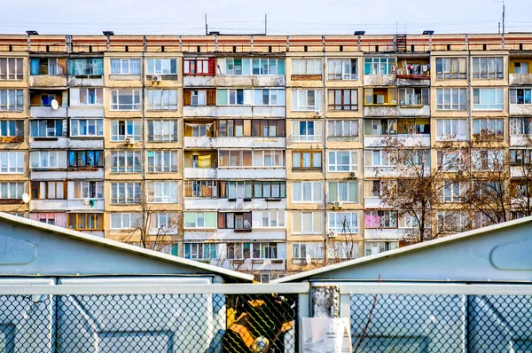 Радянські житлового будинку — стокове фото