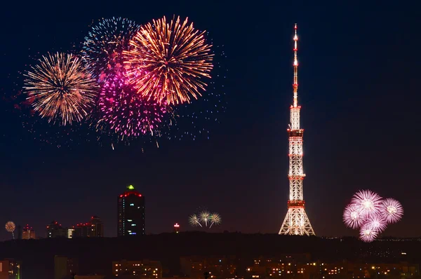 В Києві телевежа — стокове фото