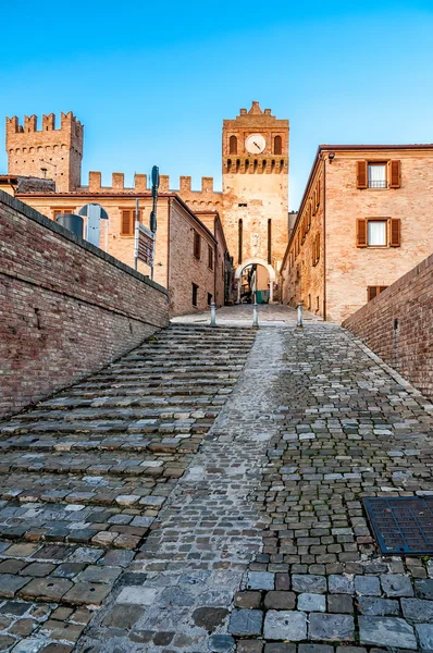 De poort van gradara — Stockfoto