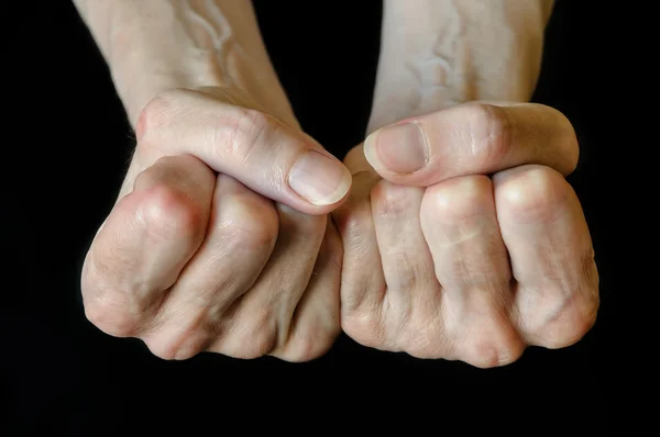 Woman's fists — Stock Photo, Image