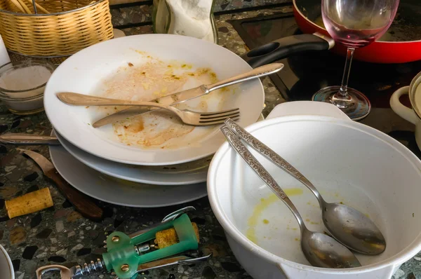 Dirty Dishes — Stock Photo, Image