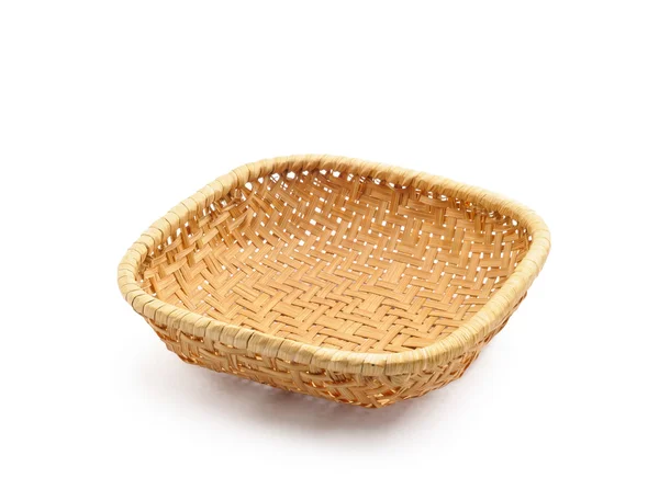 Little Basket on White — Stok Foto