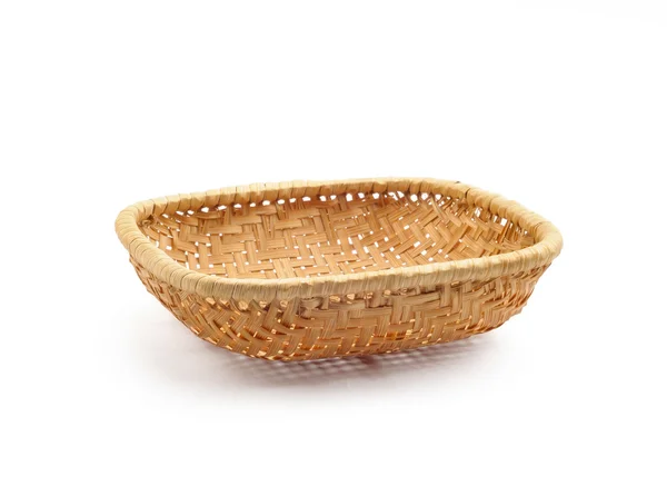 Little Basket on White — Stock Photo, Image