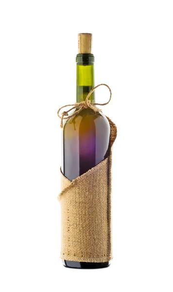 Garrafa completa com tampa de garrafa — Fotografia de Stock