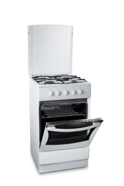 gaz sobası ile açık fırın