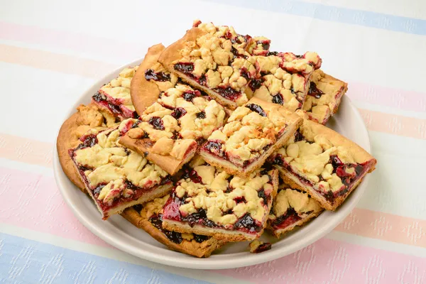 Blackberry Grated Pie — Stock Photo, Image