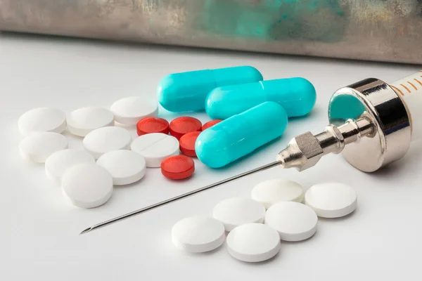 Colored Plis and Capsules — Stock Photo, Image