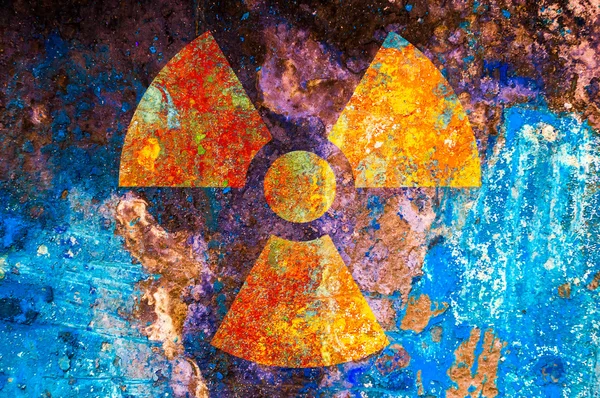Iyonizan radyasyon sembolü — Stok fotoğraf