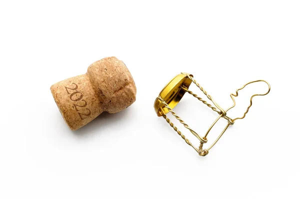 Champagne Cork 2022 New Year Celebration Party — Stock Photo, Image