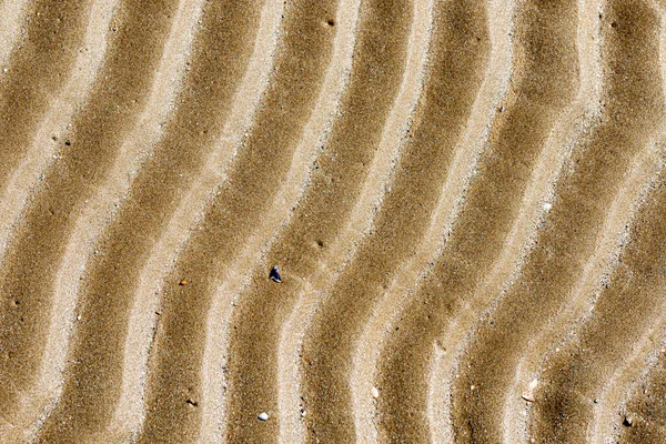 Textura Areia Praia Perto Mar Adriático Itália — Fotografia de Stock