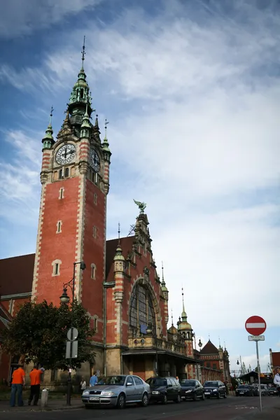 Uhr im Turm — Stockfoto