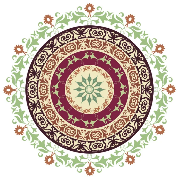 Koło ornament — Wektor stockowy