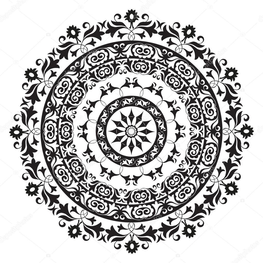 Round ornament 2024