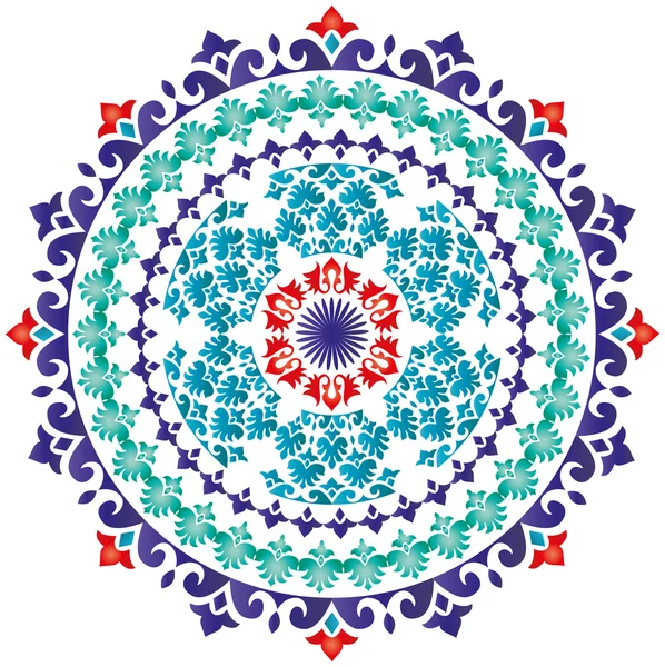 Motif et ornements orientaux (design turc) — Image vectorielle