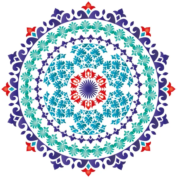 Patrón oriental y ornamentos (diseño turco) — Archivo Imágenes Vectoriales