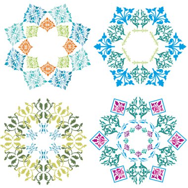 mavi tasarım öğesi