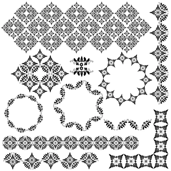 Дизайн орнамента — стоковый вектор